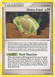 Pokemon Diamond and Pearl Majestic Dawn- Dome Fossil(Common)