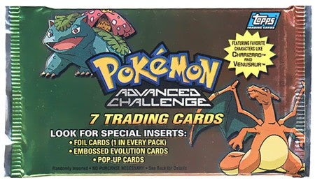 Topps Pokemon Advanced Challenge Card Pack PokeOrder.com Topps Pokemon Advanced Challenge Card Pack PokeOrder.com