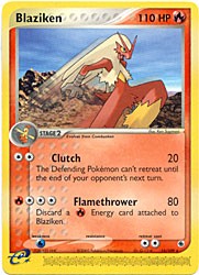 EX Ruby & Sapphire - Blaziken