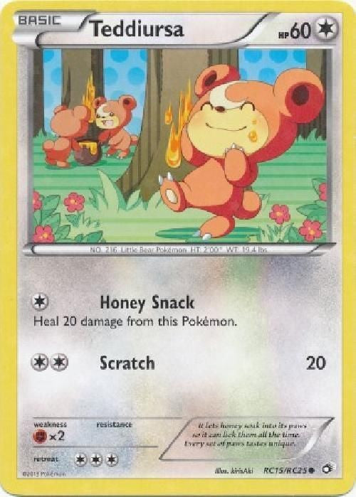 Teddiursa RC15/RC25 - Pokemon Legendary Treasures Radiant Common Card