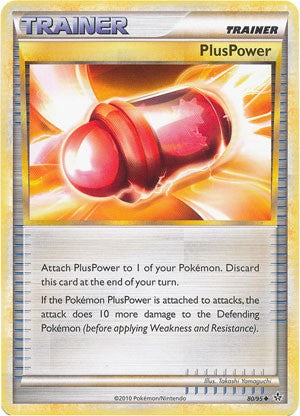 Pokemon Card HS Unleashed Single Uncommon Plus Power 80/95
