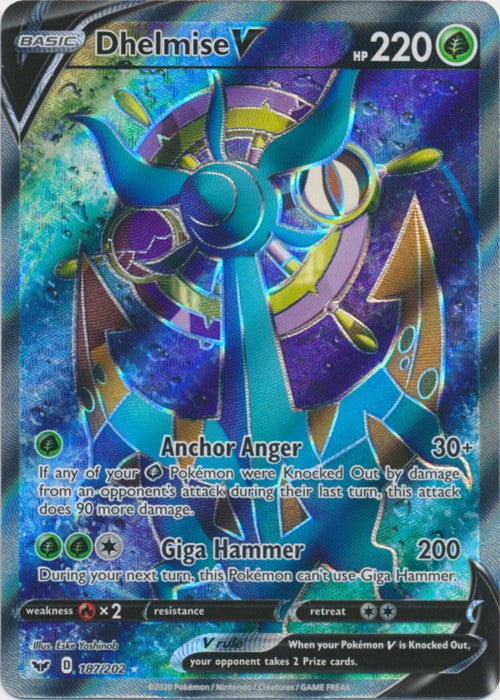 Dhelmise V (Full Art) - 187/202 Pokemon » Sword and Shield Ultra Rare