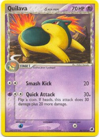 Pokemon EX Dragon Frontiers - Quilava Card