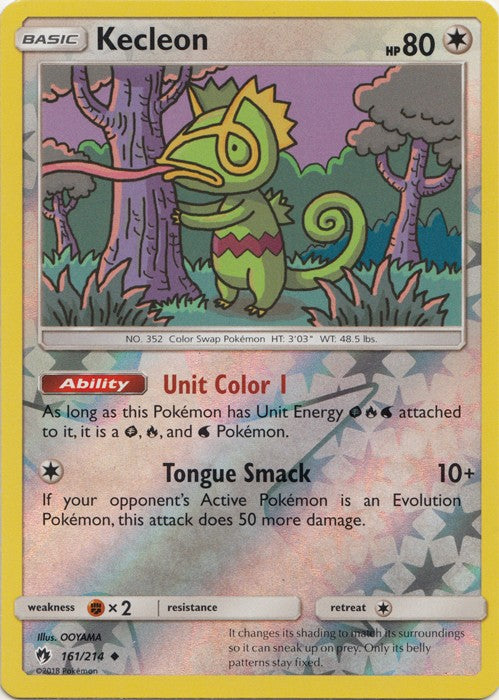 Kecleon - 161/214 (Reverse Foil) Pokemon » SM Lost Thunder Uncommon