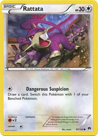 Pokemon BREAKpoint Rattata #87 Pokemon BREAKpoint Rattata #87