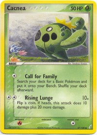 Pokemon EX Crystal Guardians - Cacnea