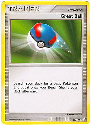 Pokemon Diamond and Pearl Stormfront Card - Great Ball (U)