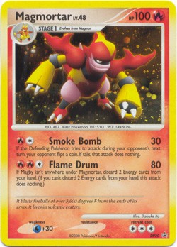 Pokemon Diamond & Pearl Holo Rare Promo Card - Magmortar DP20