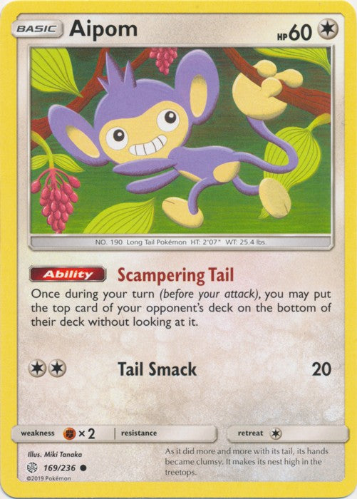 Aipom - 169/236 Cosmic Eclipse