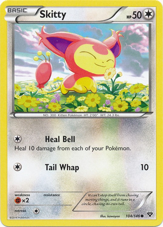 Skitty 104/146 - Pokemon XY Common Card
