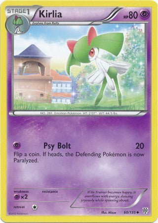 pokemon card kirlia Kirlia 60/135