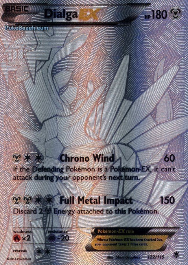 Dialga EX 122/119 - Pokemon XY Phantom Forces SECRET RARE Card PokeOrder.com Dialga EX 122/119 - Pokemon XY Phantom Forces SECRET RARE Card PokeOrder.com