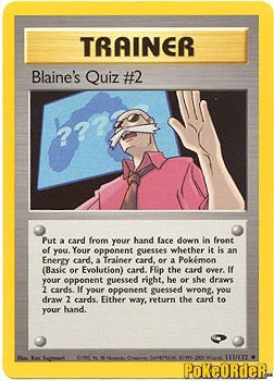 Gym Challenge Trainer - Blaine's Quiz #2