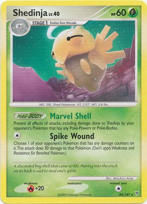 Pokemon Supreme Victors Rare Card - Shedinja 44/147