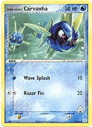 EX Aqua vs Magma - Carvanha