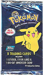 Topps Pokemon Card Johto League Champions Booster Pack