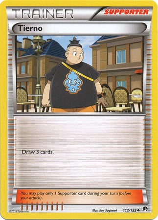 Tierno 112/122 Uncommon - Pokemon XY Breakpoint Card