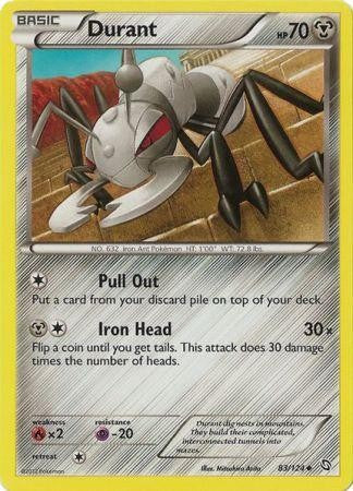 Durant 83/124 - Pokemon Dragons Exalted Uncommon Card PokeOrder.com Durant 83/124 - Pokemon Dragons Exalted Uncommon Card PokeOrder.com