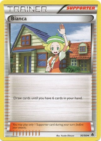 Pokemon Emerging Powers Uncommon Card - Bianca 90/98