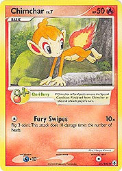 Pokemon Diamond and Pearl Majestic Dawn- Chimchar(Common)