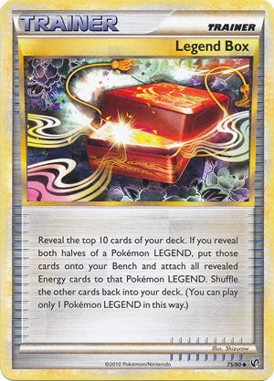 Pokemon Card HeartGold SoulSilver Undaunted Uncommon Legend Box 75/90