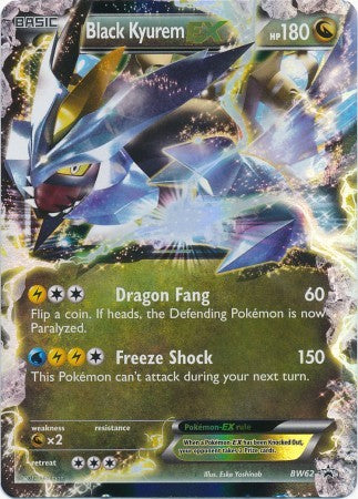 Black Kyurem EX BW62 - Pokemon Ultra Rare Promo Card