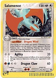Pokemon EX Dragon - Salamence Holofoil Card