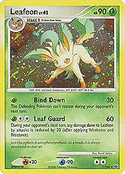 Pokemon Diamond and Pearl Majestic Dawn- Leafeon(Holofoil)