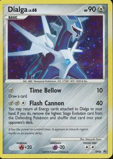 Pokemon Diamond & Pearl Holo Rare Promo Card - Dialga DP26
