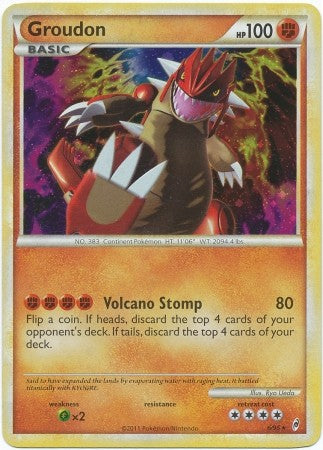 Pokemon Call of Legends Promo Rare Holo Groudon #6 Pokemon Call of Legends Promo Rare Holo Groudon #6