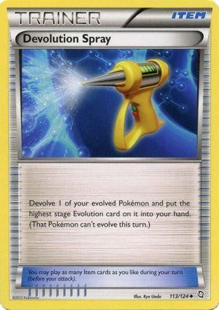 Devolution Spray 113/124 - Pokemon Dragons Exalted Uncommon Trainer Card