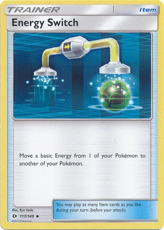 pokemon sun and moon base set cards Energy Switch 117/149