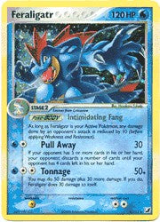 Pokemon EX Unseen Forces Holo Rare Card - Feraligatr 4/115