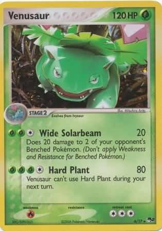 Pokemon POP Series 2 Promo Card Venusaur 6/17 Holo Rare