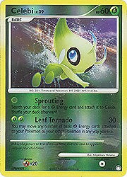 Pokemon Diamond & Pearl Mysterious Tresures - Celebi (Reverse Holofoil)