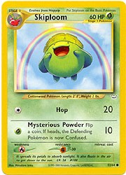 Neo Revelation - Skiploom Pokemon Card #52