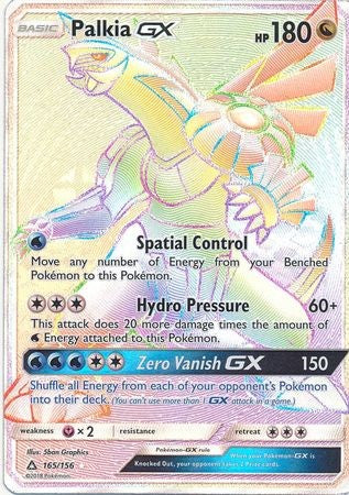 Palkia GX 165/156 Hyper Rare - Pokemon Ultra Prism