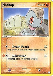 Pokemon EX Power Keepers Common Card - Machop 53/108