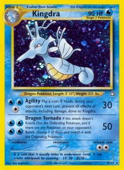 Pokemon Neo Genesis - Kingdra Holofoil Card