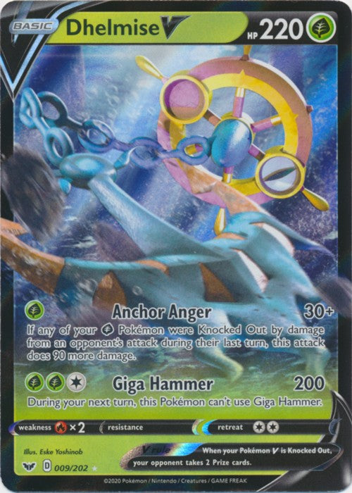 Dhelmise V - 009/202 Pokemon » Sword and Shield Ultra Rare