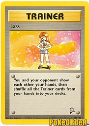 Pokemon Single Card BASE SET 2 - 104/130 : Lass Pokemon Single Card BASE SET 2 - 104/130 : Lass