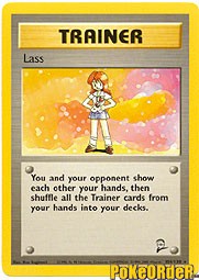 Pokemon Base Set 2 Rare Card - Trainer Lass 104/130