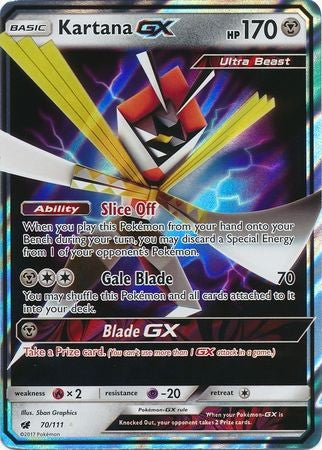 Kartana GX 70/111 Ultra Rare - Pokemon Crimson Invasion Card