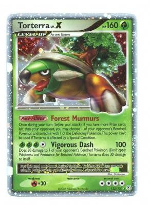 Pokemon Diamond & Pearl Ultra Rare Card - Torterra EX 122/130