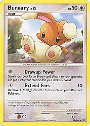Pokemon Diamond and Pearl Majestic Dawn- Buneary(Common)