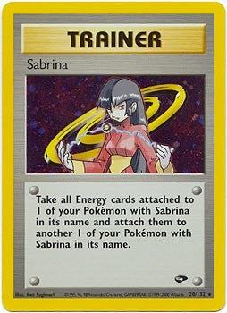 Gym Challenge Trainer - Sabrina Holofoil