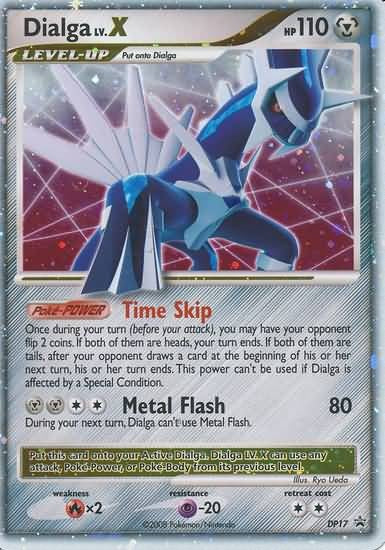 Pokemon Diamond & Pearl Ultra Rare Promo Card - Dialga LV.X DP17 PokeOrder.com Pokemon Diamond & Pearl Ultra Rare Promo Card - Dialga LV.X DP17 PokeOrder.com