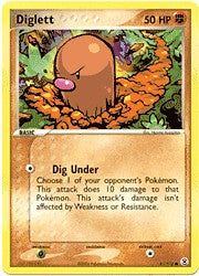 Pokemon EX Fire Red & Leaf Green - Diglett