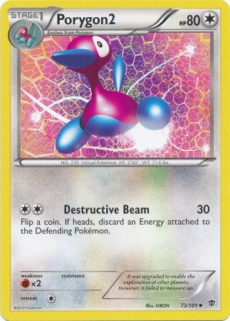 Porygon2 73/101 - Pokemon Plasma Blast Uncommon Card PokeOrder.com Porygon2 73/101 - Pokemon Plasma Blast Uncommon Card PokeOrder.com
