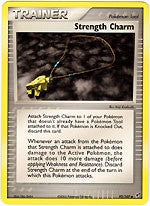 Pokemon EX Deoxys Uncommon Card - Strength Charm 92/107